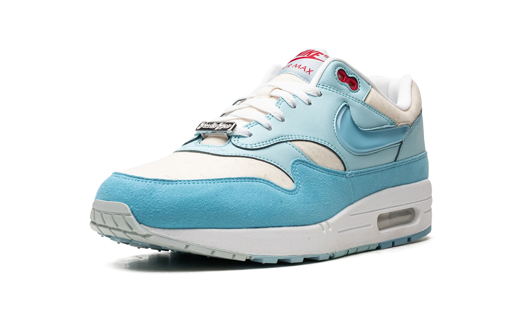 military - style shoes posture - correcting shoes Air Max 1 "Puerto Rico - Blue Gale"