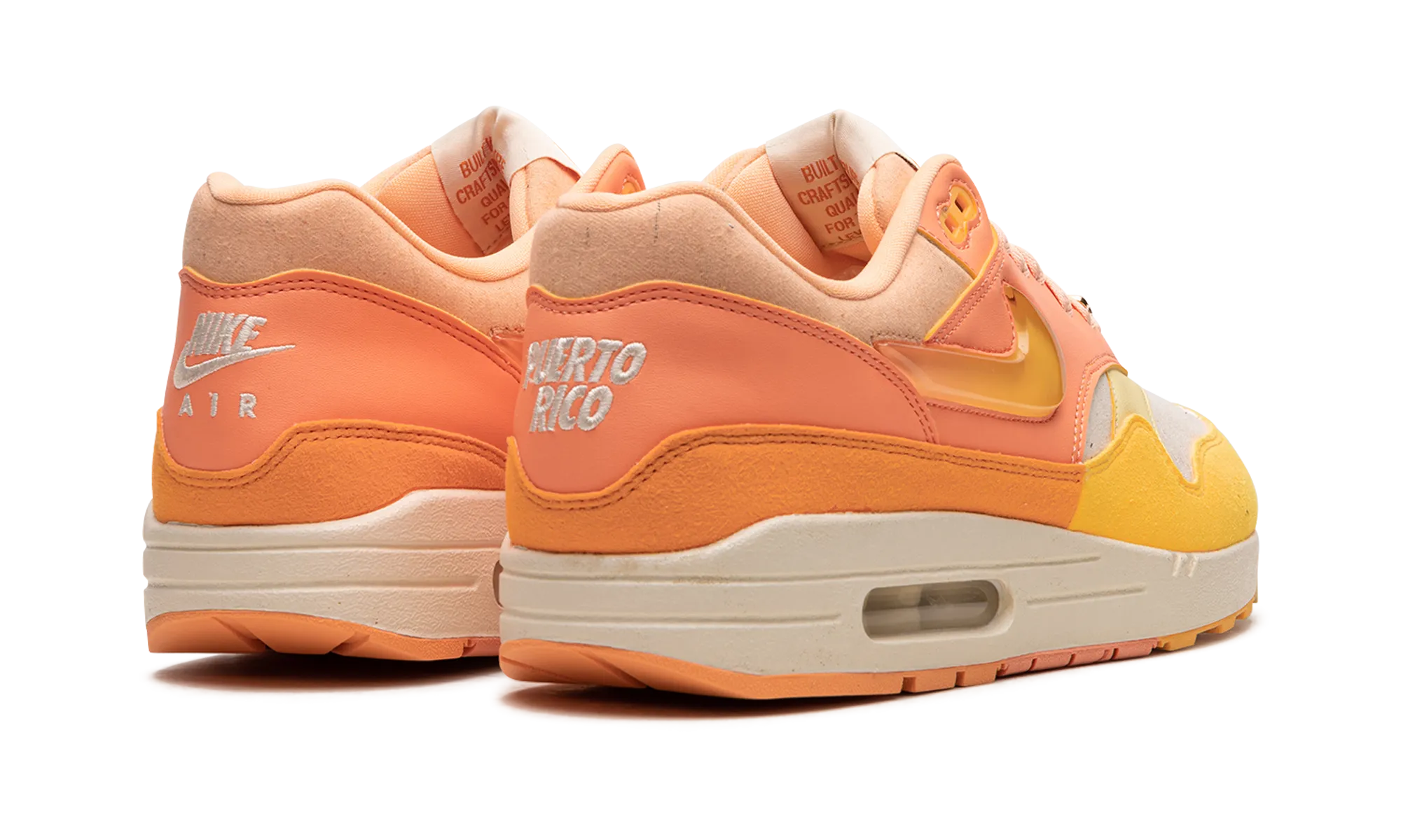 Air Max 1 "Puerto Rico - Orange Frost" sunny - day - runner