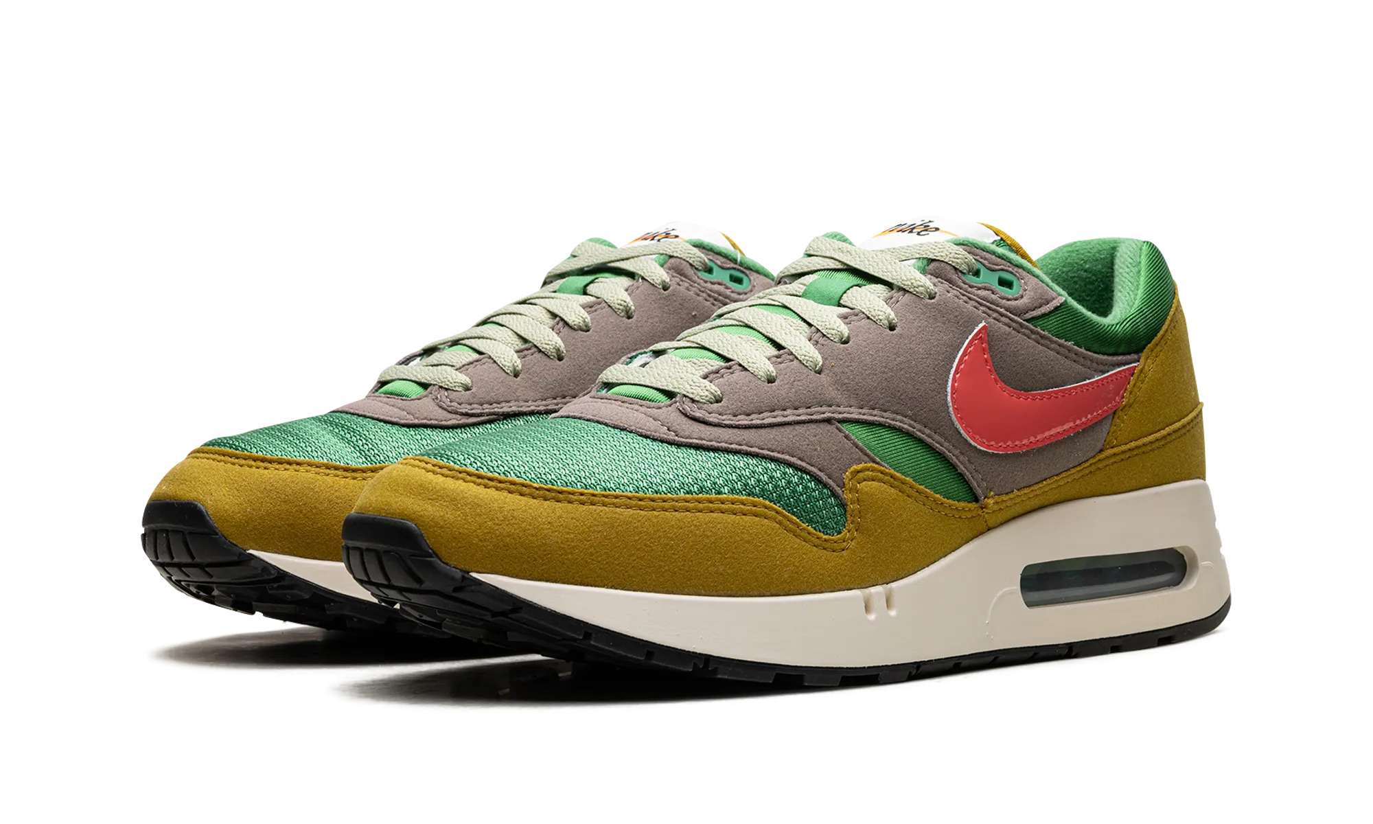air max 1 "Red" running shoes for trail races hard sole
