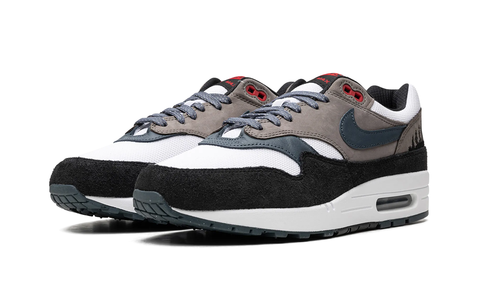 running on snow shoes urban running shoe utilization Air Max 1 "Slate Blue"