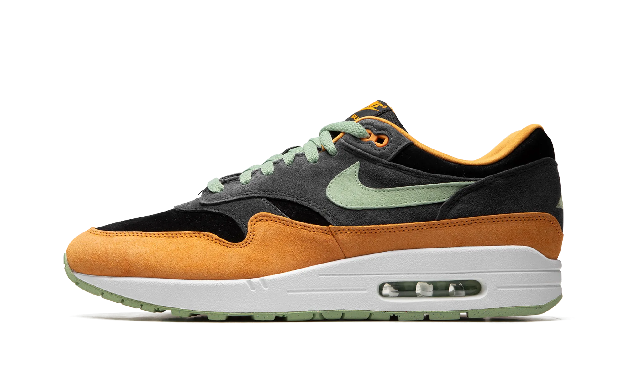Air Max 1 "Ugly Duckling - Honeydew" running in hot tracks shoes stain - resistant - coating - durability shoes