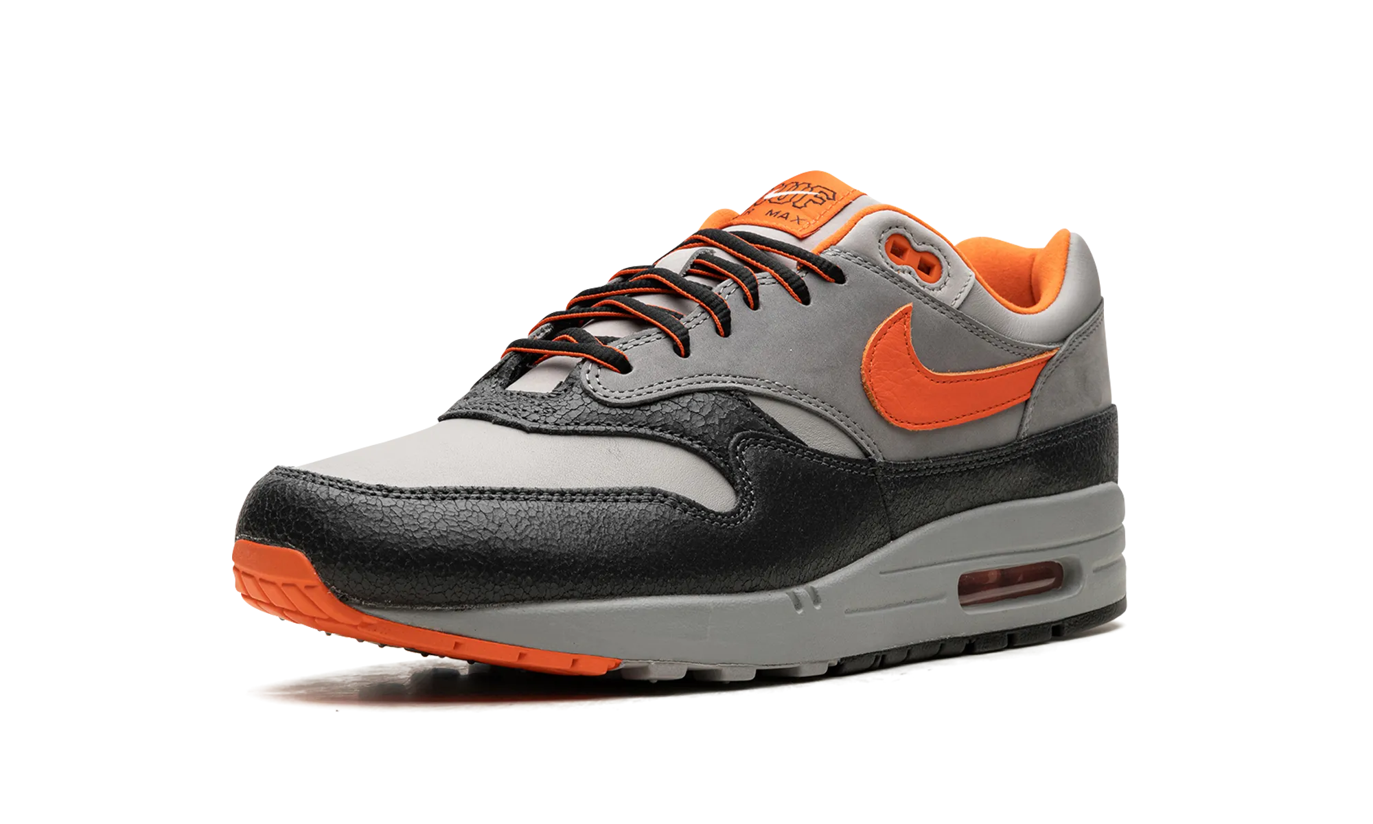 Air Max 1 SP "HUF BRILLIANT ORANGE" velcro - closure shoe form