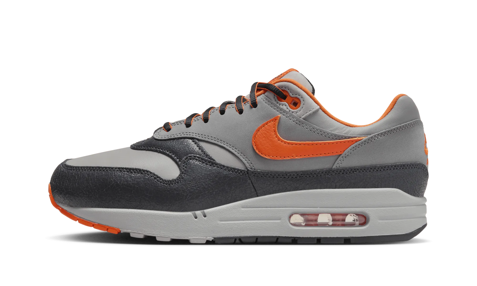 Air Max 1 SP "HUF BRILLIANT ORANGE" quick - drying lining shoes