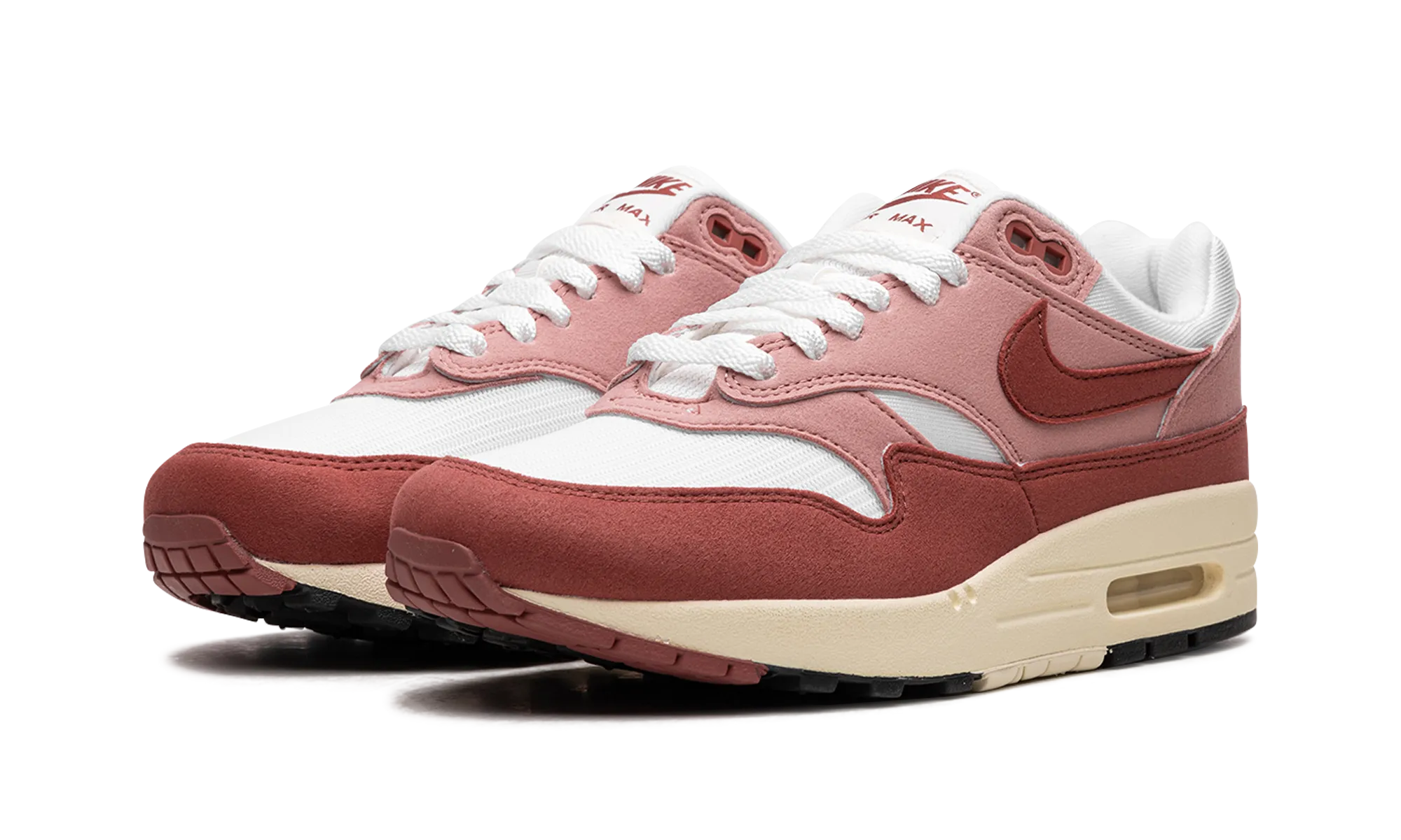 AIR MAX 1 WMNS "RED STARDUST" road running shoes running for mental well - being
