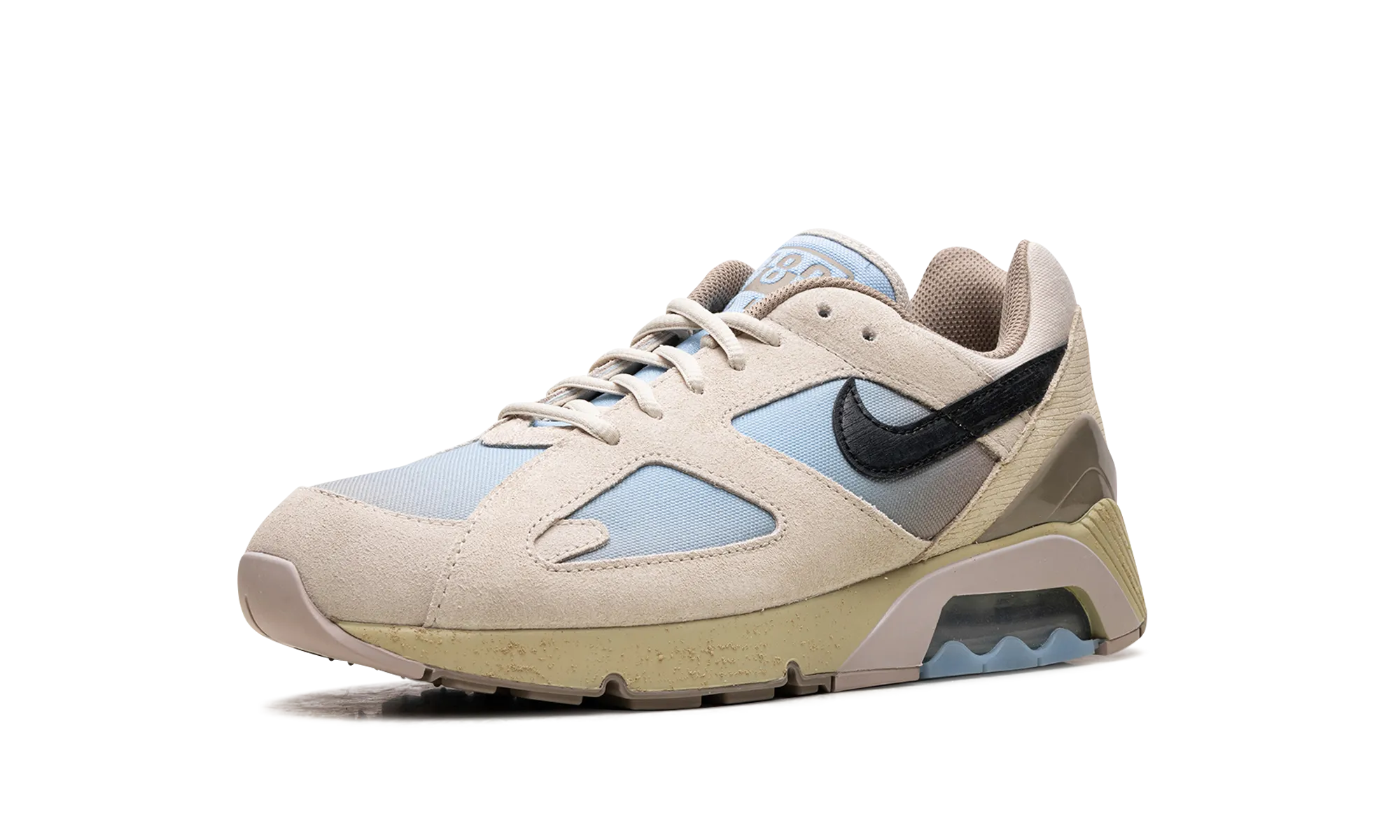 classic running shoes Breathable Ventilation Air Max 180 "Light Khaki Psychic Blue"