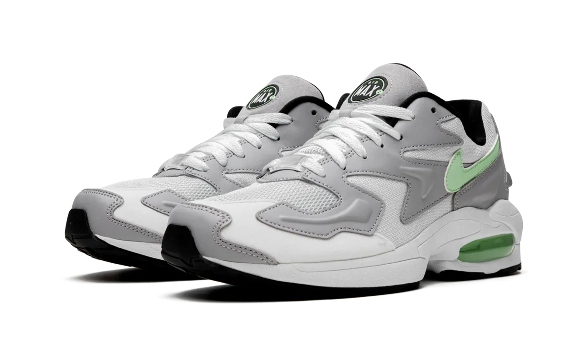 Air Max 2 Light "Fresh Mint" Concrete running on concrete