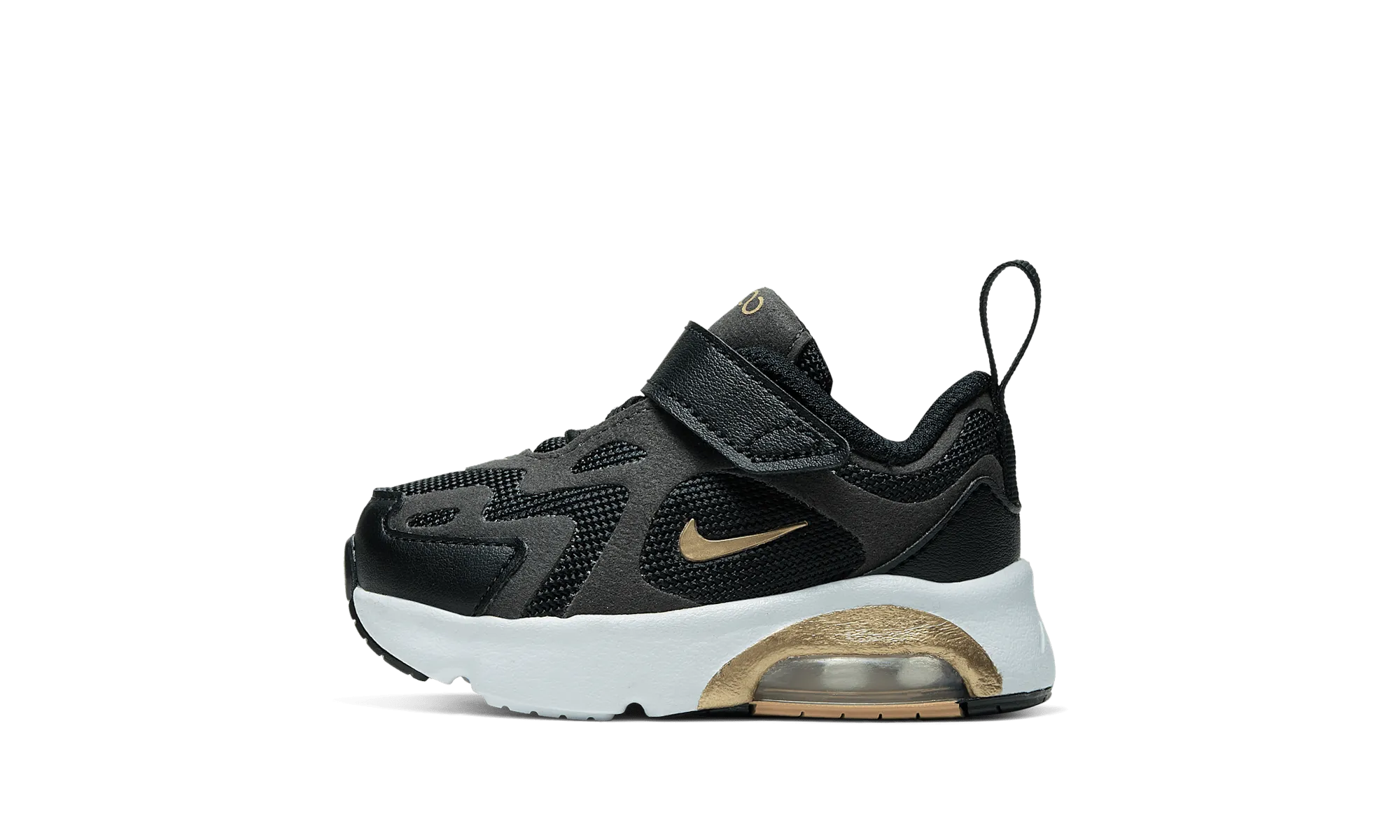 Air Max 200 TD "Black Metallic Gold" maximalist - style shoes