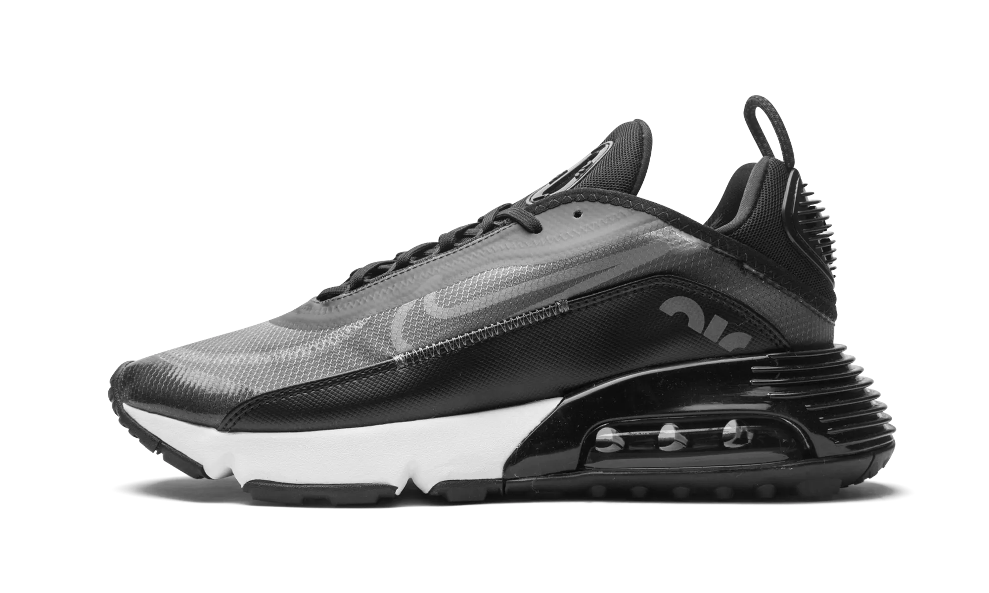 running in circular tracks shoes long - distance runner shoes AIR MAX 2090 "Black / Wolf Grey"