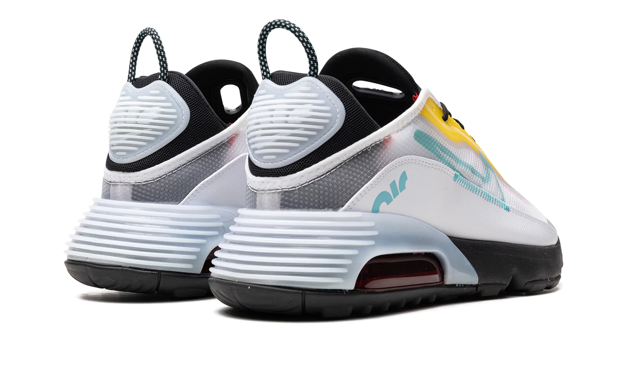 running with a smooth outsole Outsole Traction Air Max 2090 "White Speed Yellow Bleached Aqua"
