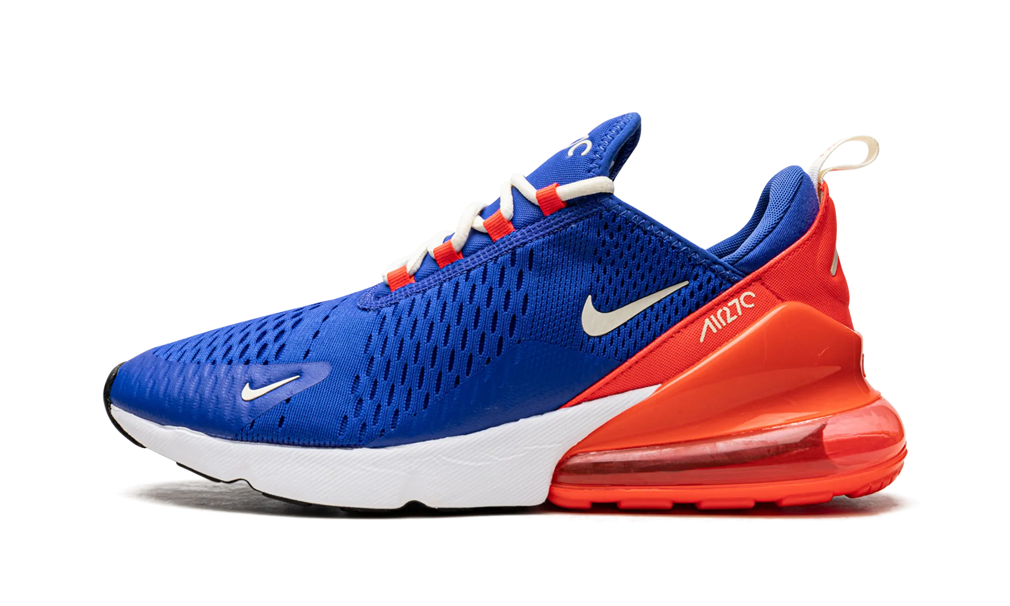running in a levee area shoes Air Max 270 "Hyper Royal Bright Crimson"