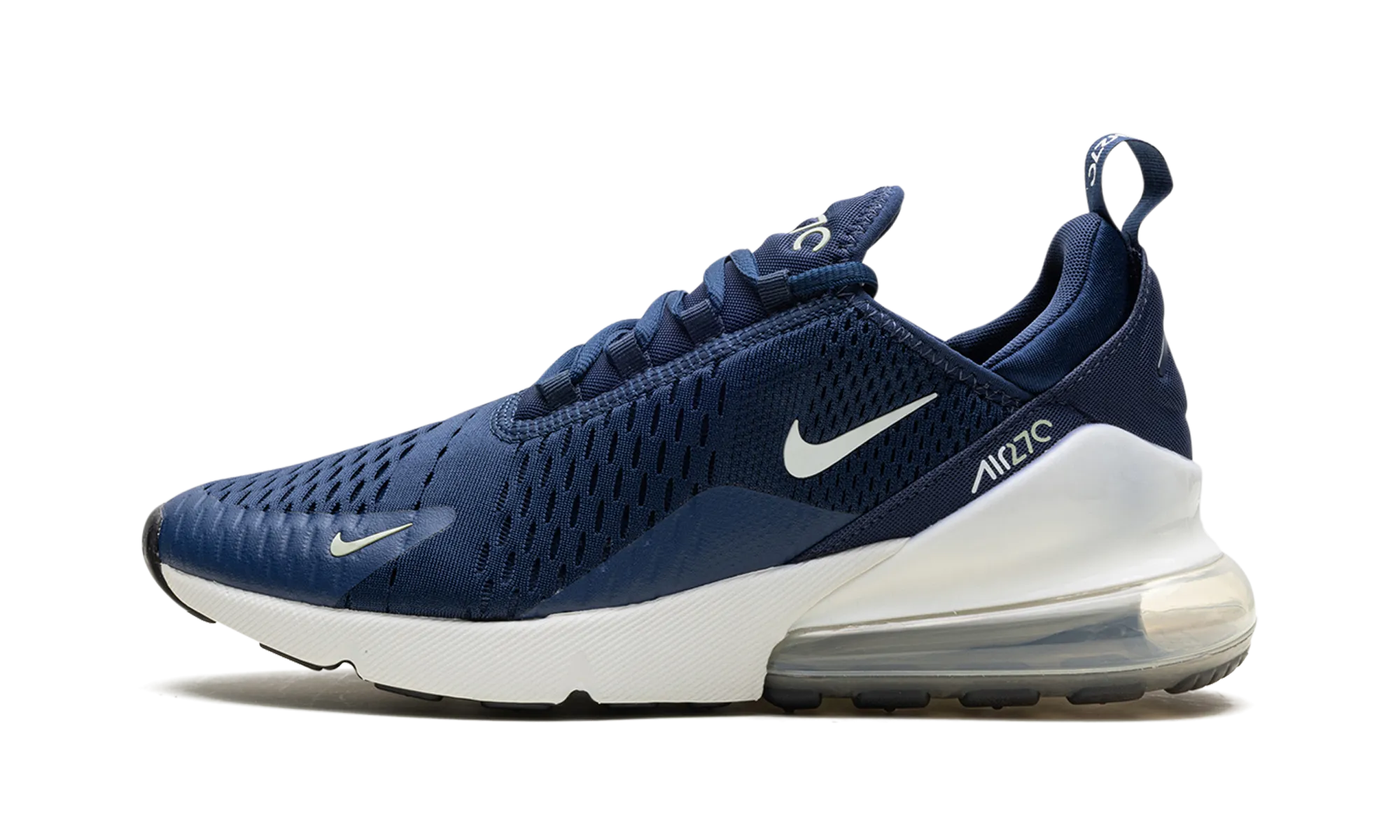 Air Max 270 "Midnight Navy Black Jade Horizon White" Breathable Padding multi - activity shoes