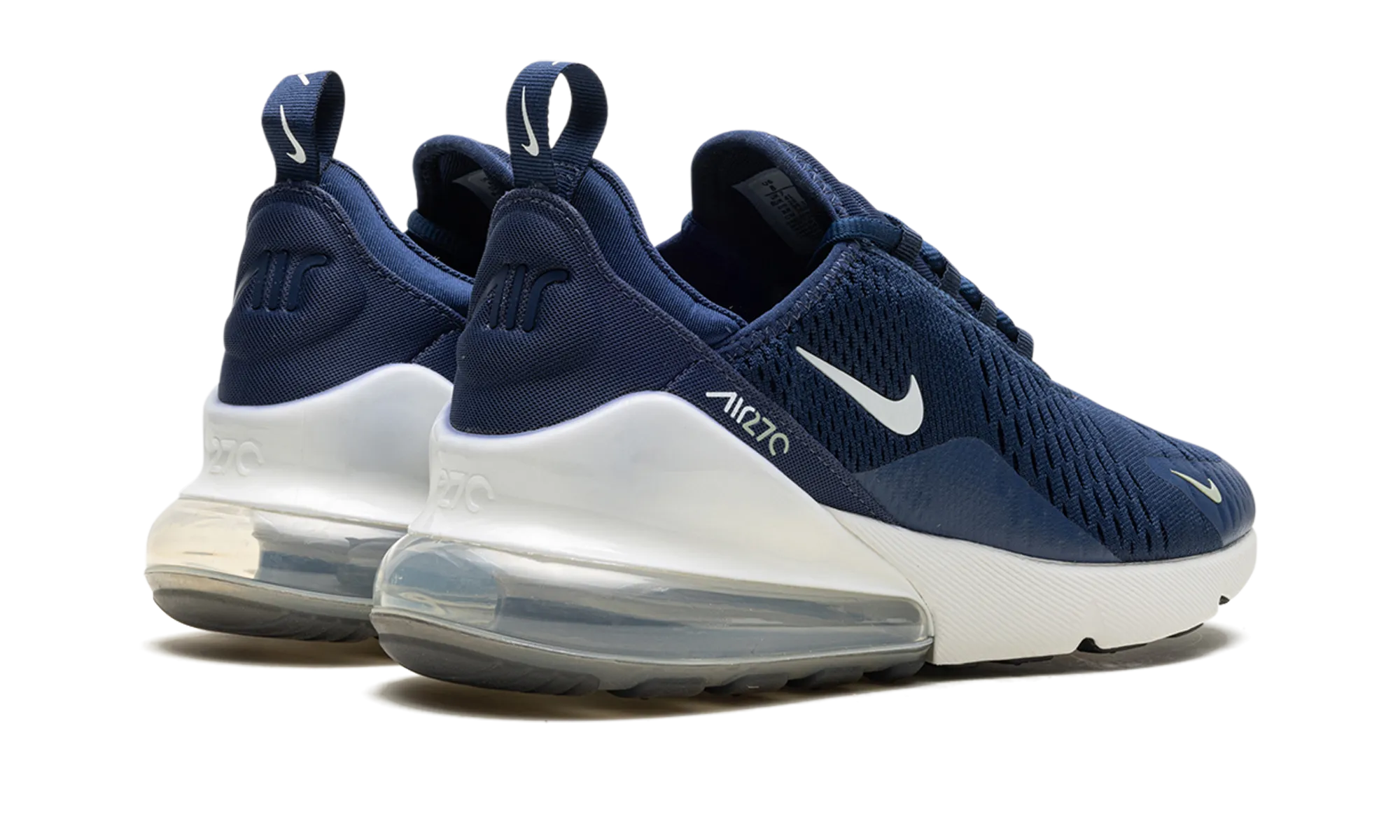 Air Max 270 "Midnight Navy Black Jade Horizon White" wide - width options shoes Natural Flexibility