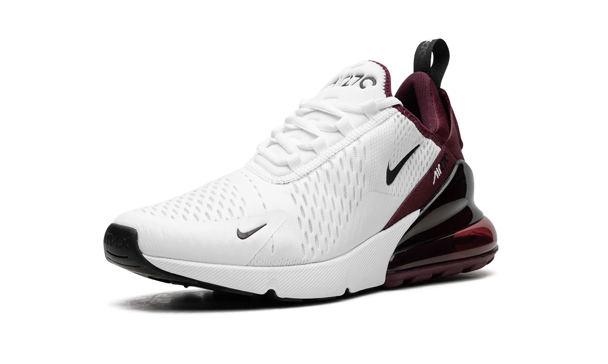 Solid Color training aid Air Max 270 "Night Maroon"