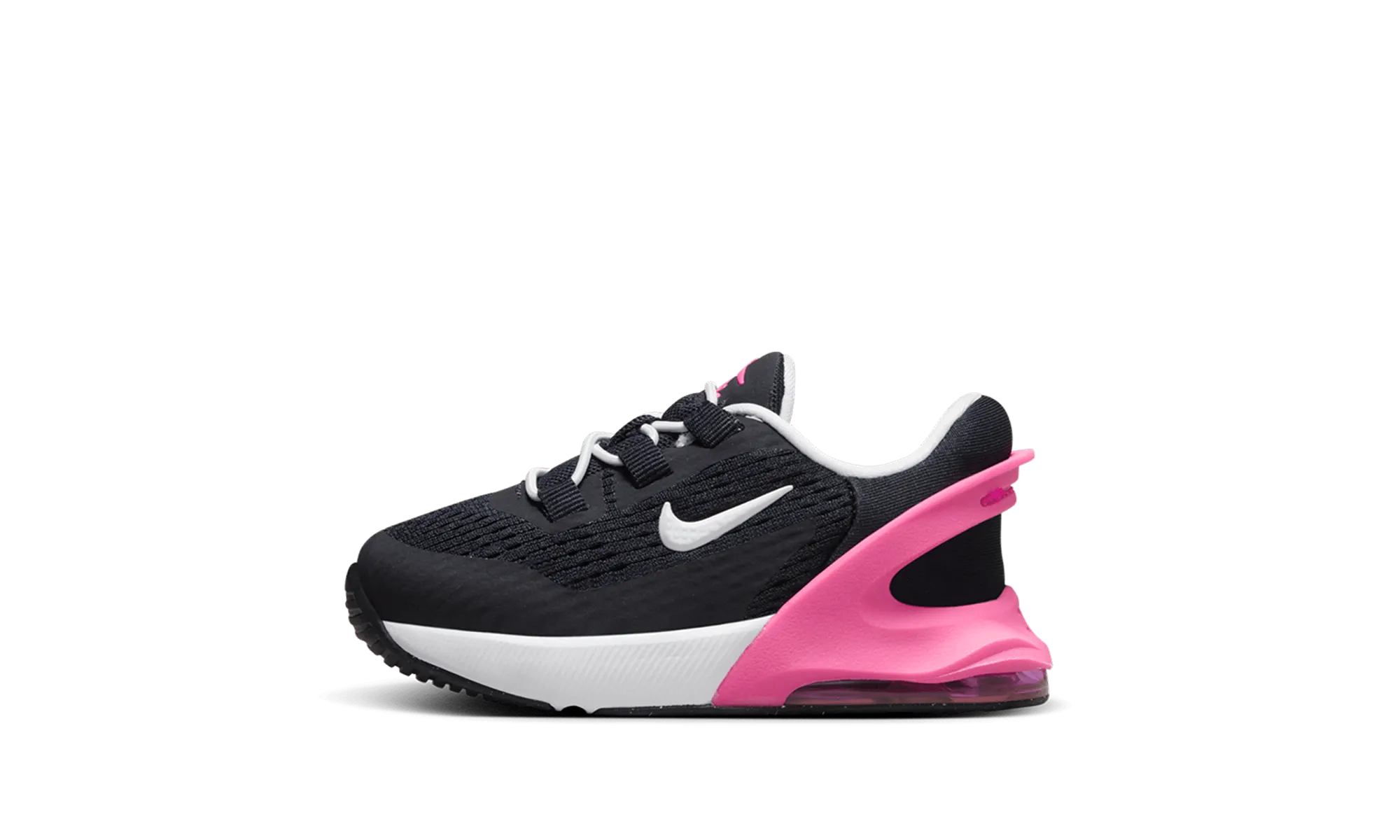 Air Max 270 "Pink" running with a high - top design