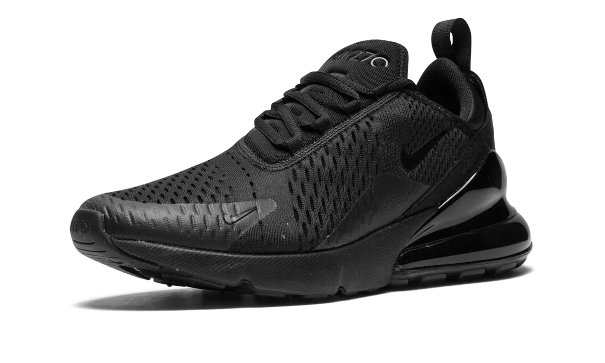 Air Max 270 "Triple Black" grip - improved running shoes