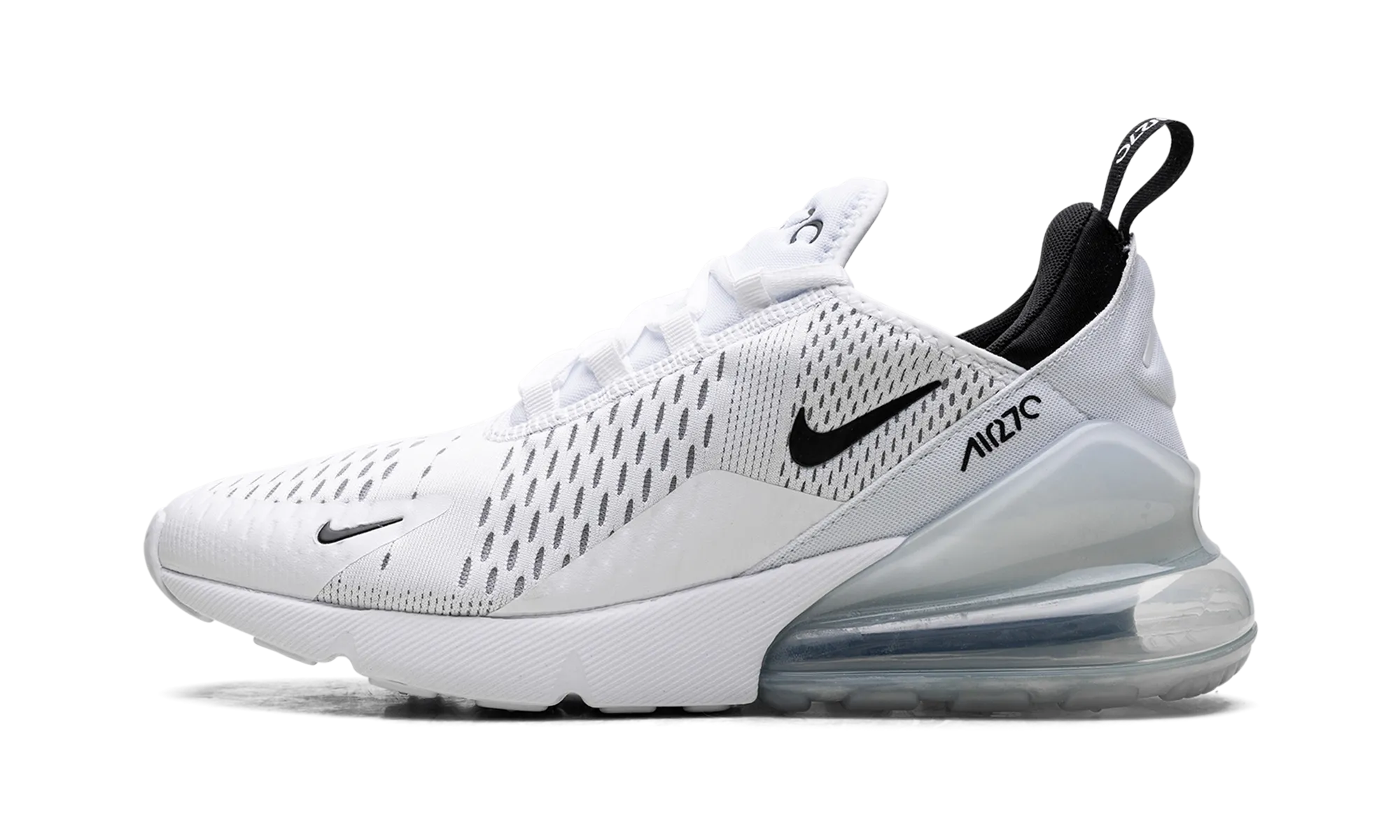 Air Max 270 "White/Black" colorful shoe appearance