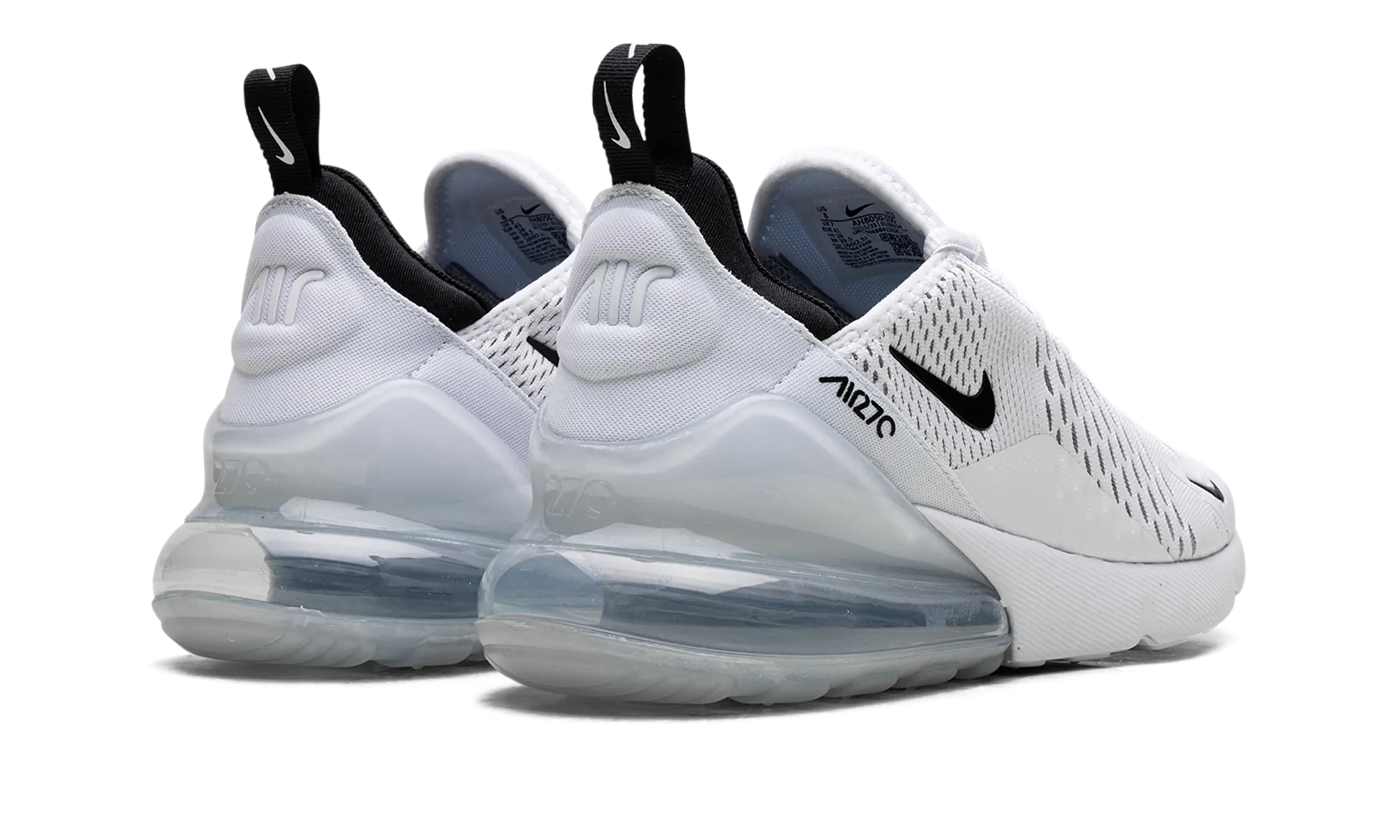 Comfortable Foot Feel Indoor - exercise Air Max 270 "White/Black"