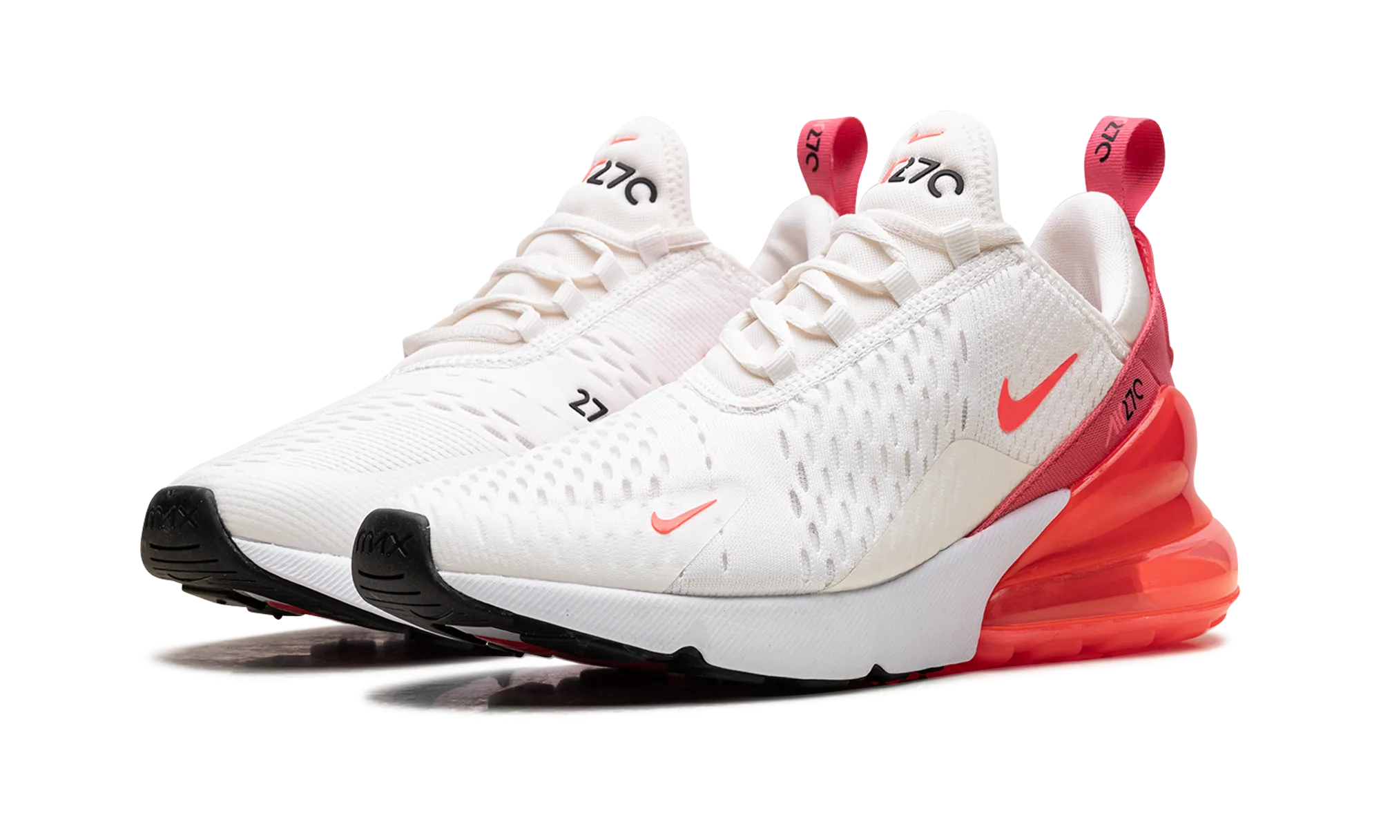 AIR MAX 270 WMNS "Sail Aster Pink White Hot Punch" high - heel shoes indoor - court running shoes