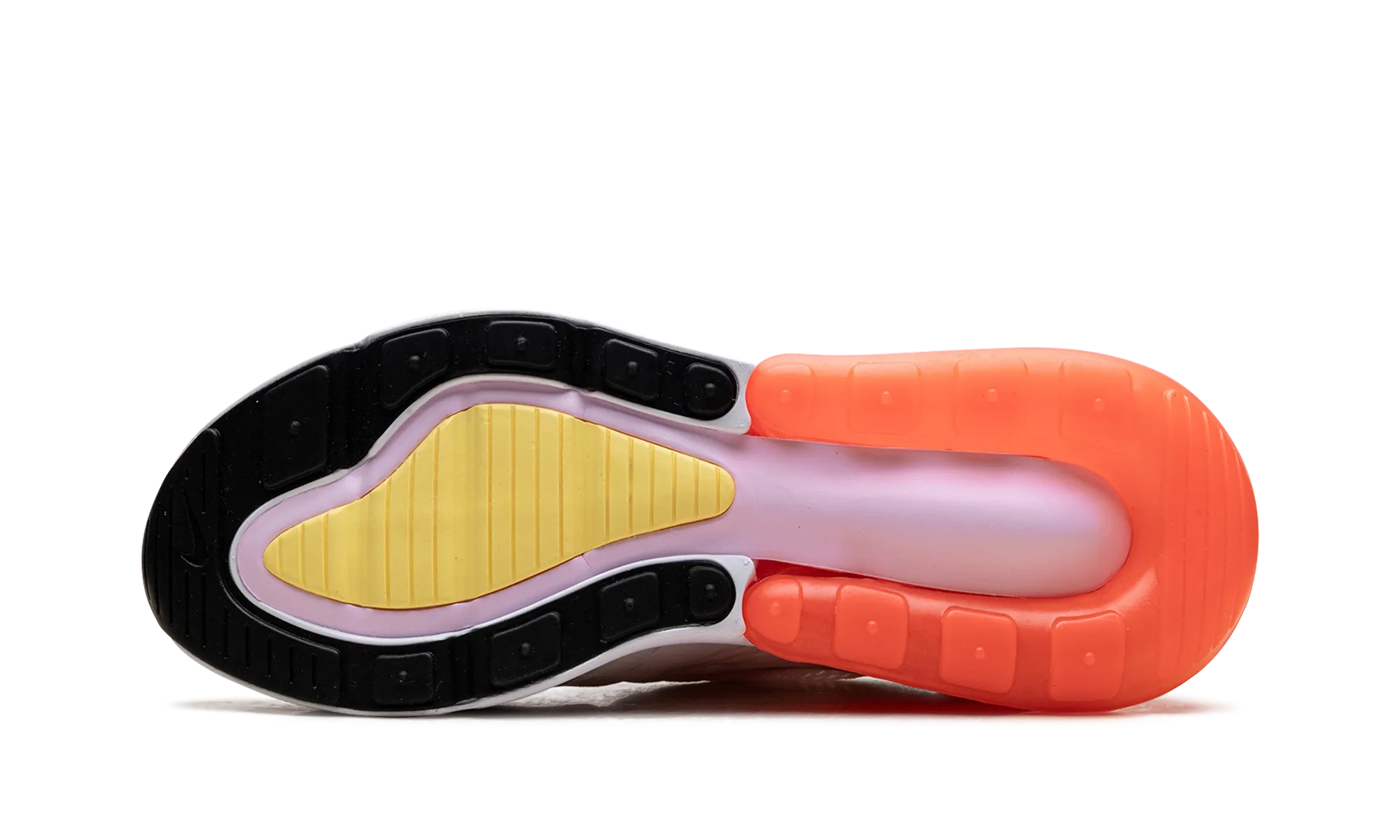 Air Max 270 WMNS "White Bright Crimson" Cushioned heel