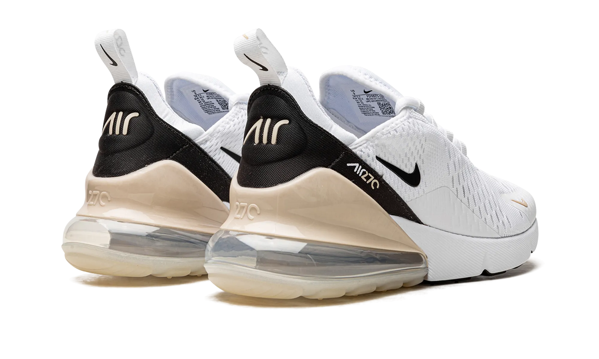 men's use AIR MAX 270 WMNS "White / Velvet Brown"