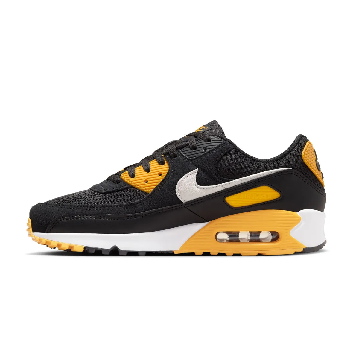Air Max 90 'Black University Gold' Upgraded flexibility martial artists' precision