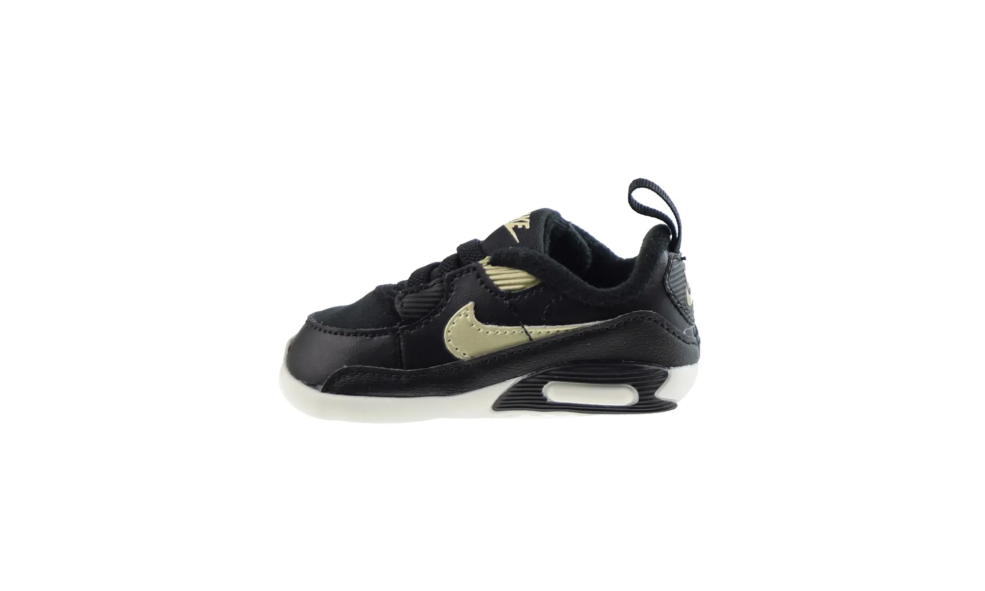 Air Max 90 Crib TD "Rare Black-Gold" senior running shoes style - enhanced shoes