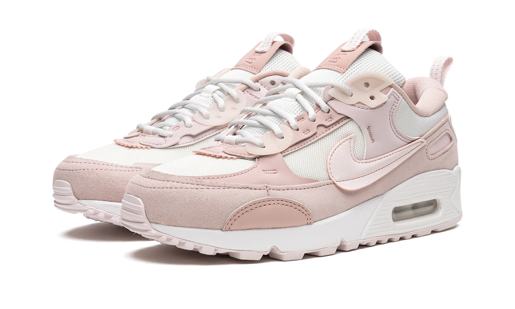 AIR MAX 90 FUTURA MNS WMNS "Barley Rose" running in stadiums Reflective details