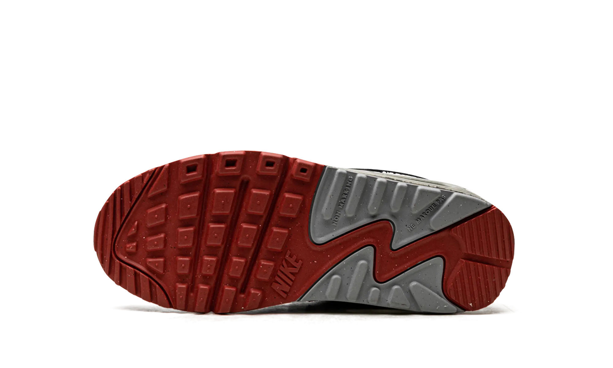 triathlon running shoes narrow - fit snugness Air Max 90 GS "LTR Photon Dust Varsity Red"