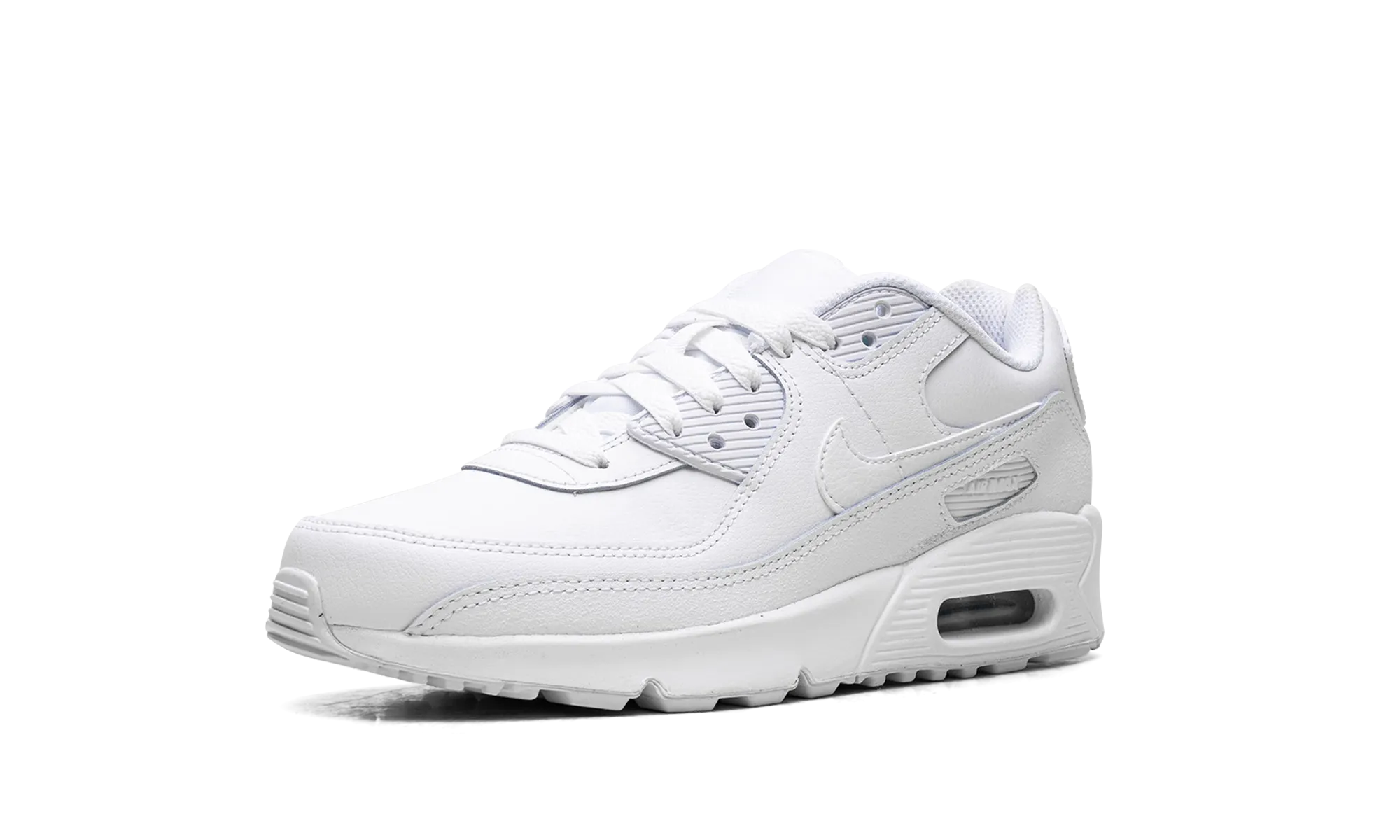anti - fatigue sole Convenient Air Max 90 GS "White Metallic Silver"