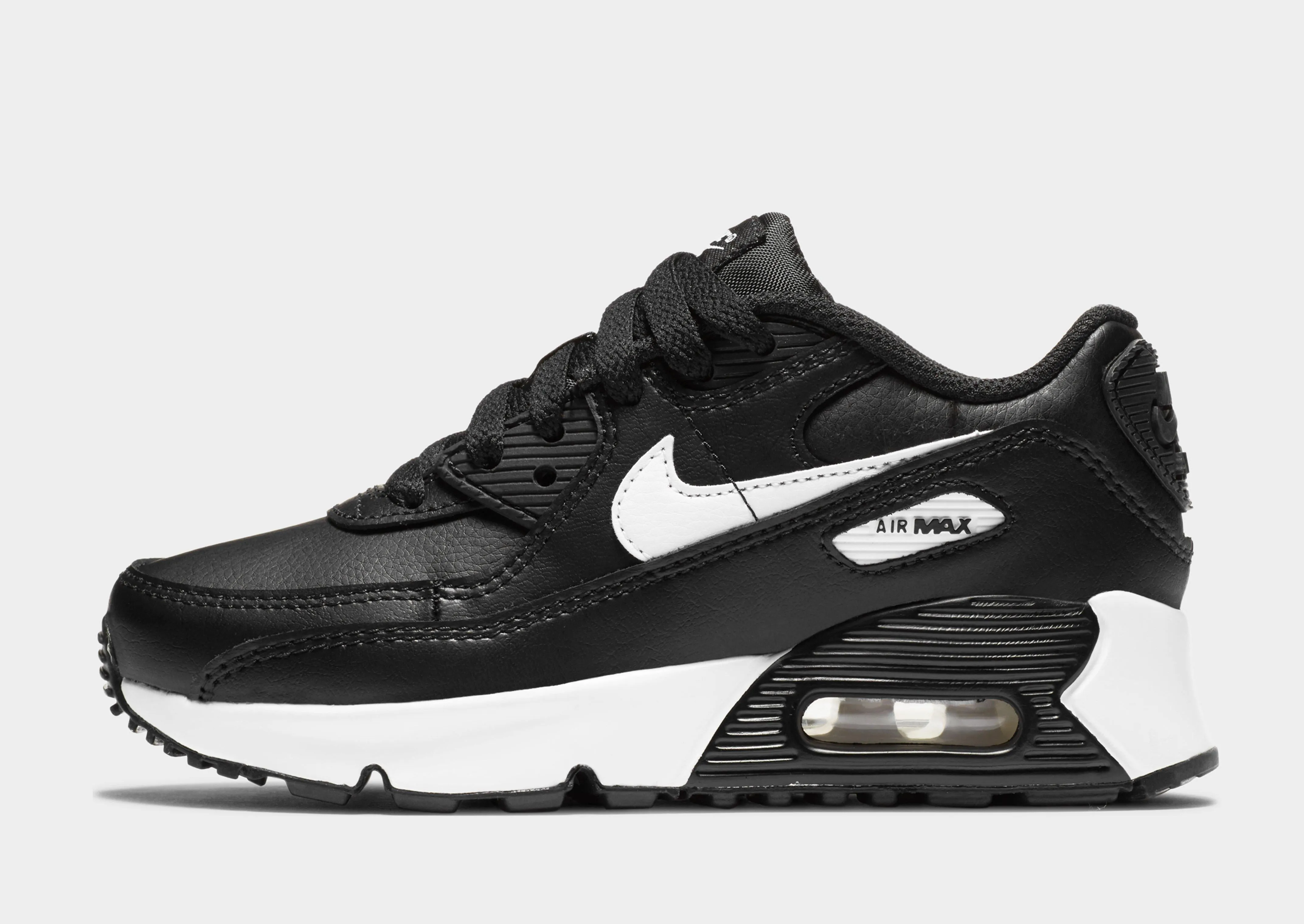 Air Max 90 Leather Children's running in a color run shoes
