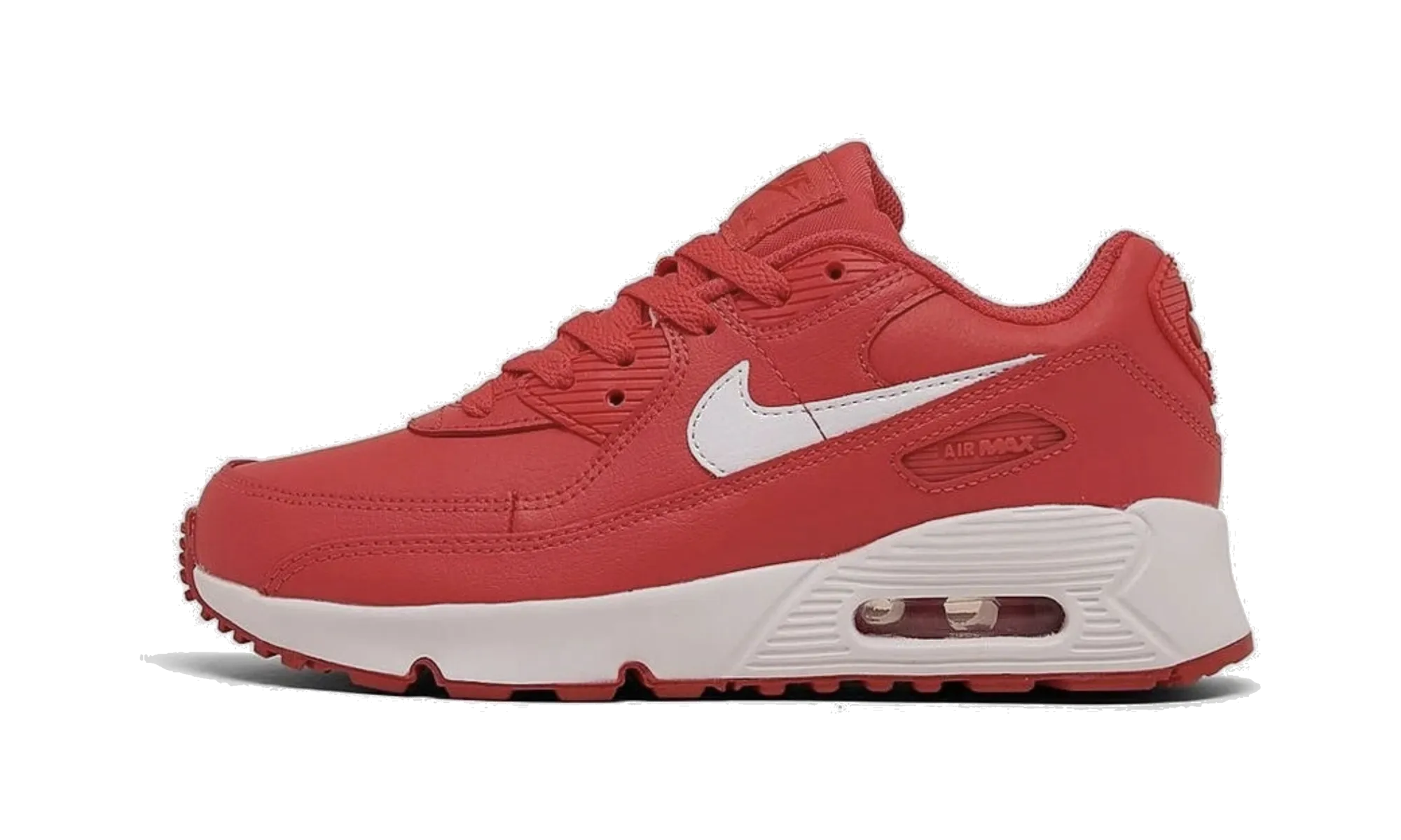 for training running in the sun shoes AIR MAX 90 LEATHER PS "Track Red White Mystic Red"