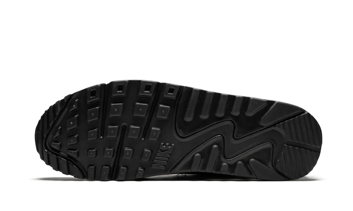 Air Max 90 Leather "Triple Black" Comfortable Design fall running shoe environment