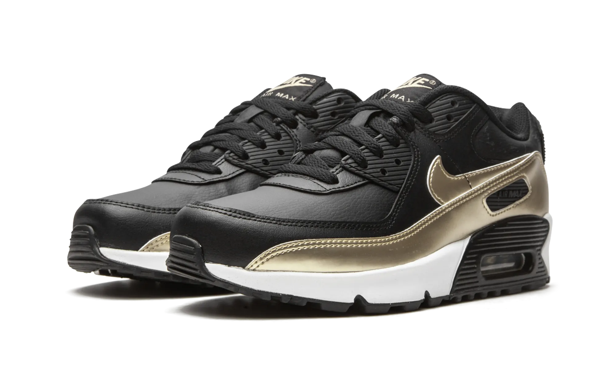 bright - colors Running Comfort Air Max 90 LTR GS "Black / Metallic Gold"