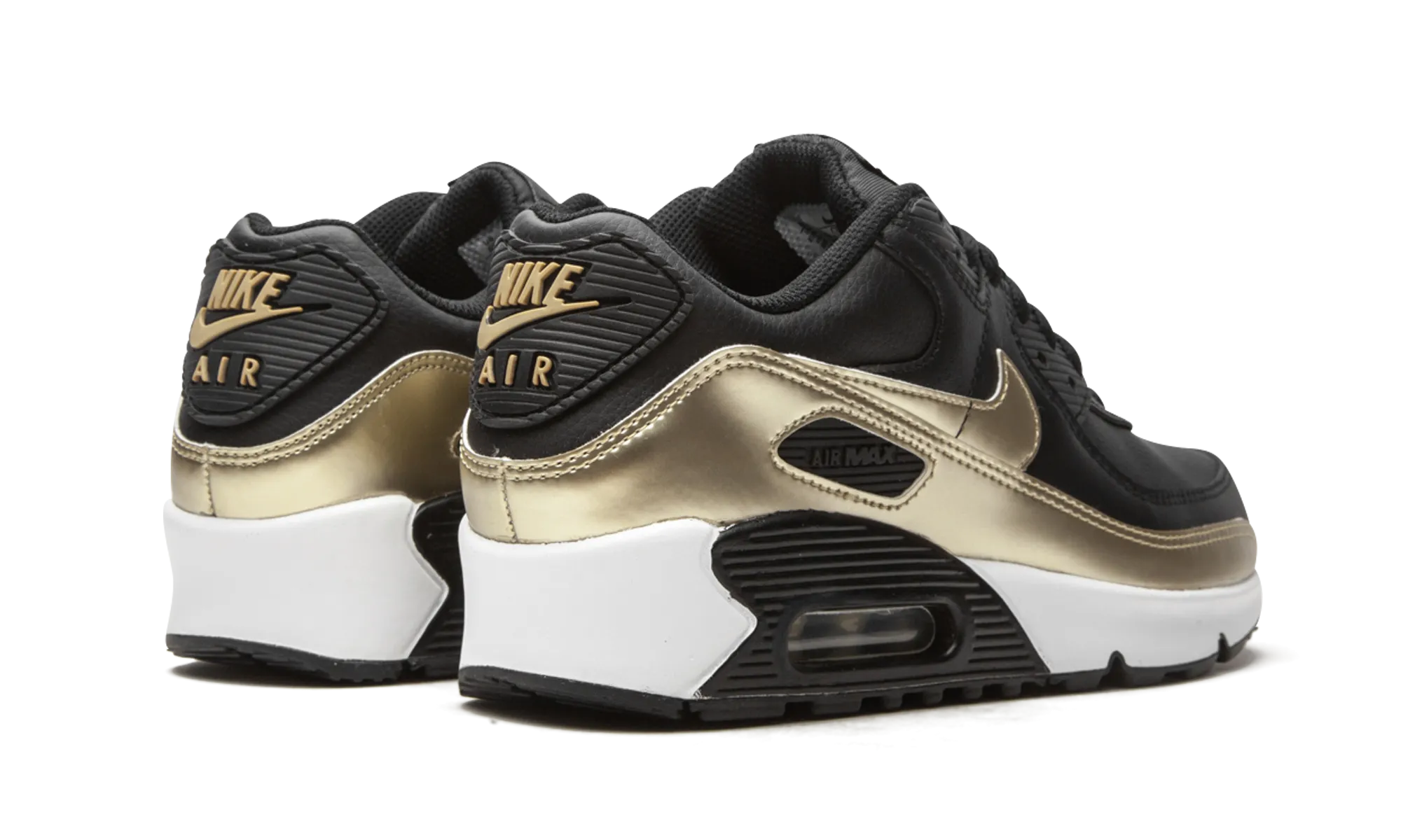 Air Max 90 LTR GS "Black / Metallic Gold" running for mental health Maximum Performance