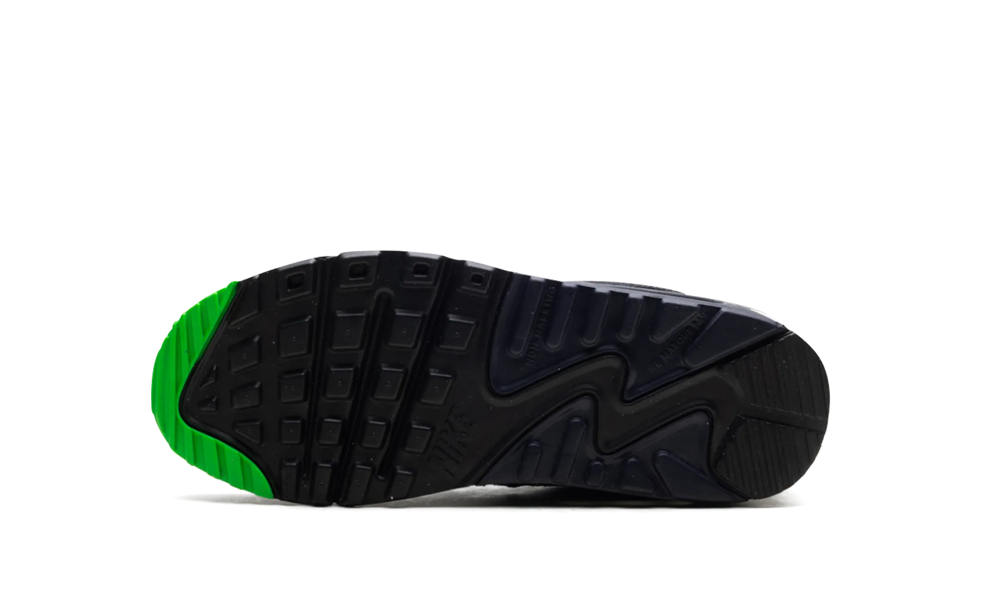 AIR MAX 90 LTR SE GS "Scream Green" indoor track running shoe employment