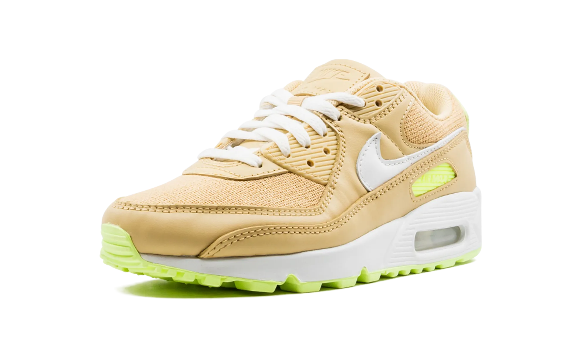 evening running footwear Maximum Performance AIR MAX 90 MNS WMNS "Sesame / Barely Volt"