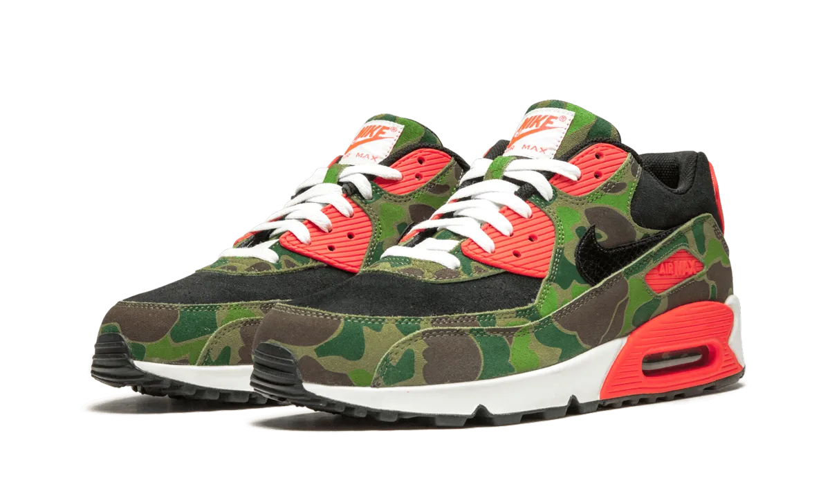 Design-led concept ocean - themed running shoes Air Max 90 Premium "atmos - Duck Camo"