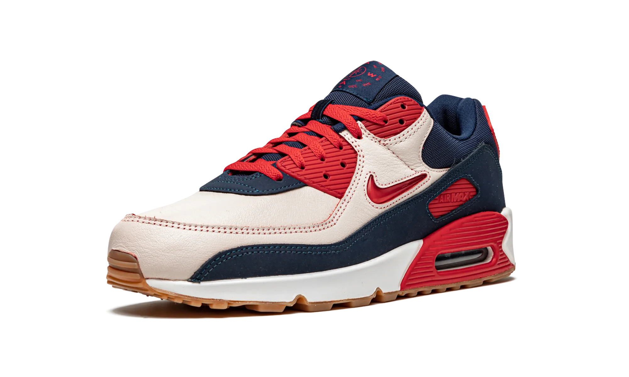 Air Max 90 PRM "Home & Away Red" sports competition running gear Aerodynamic Shape