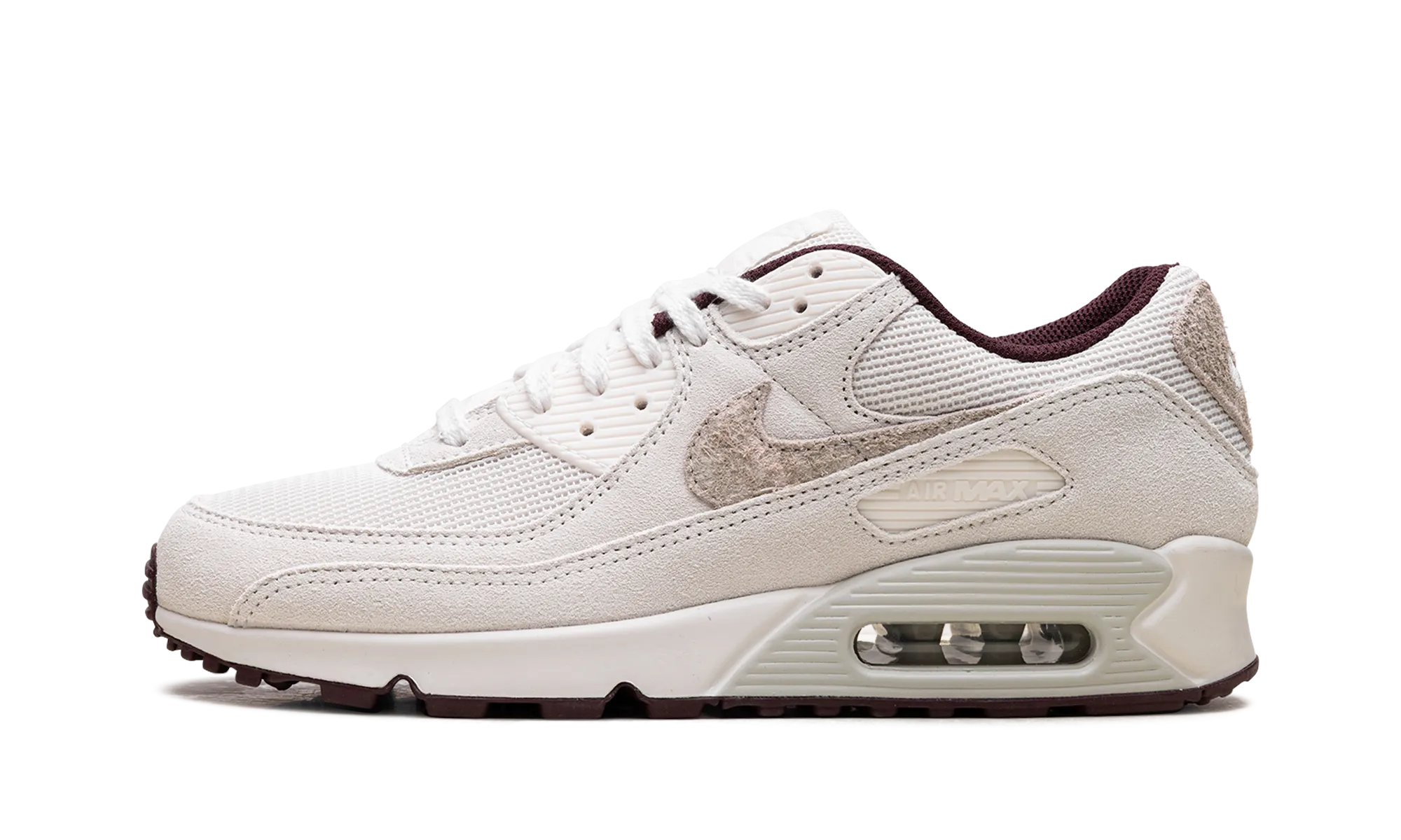 Air Max 90 PRM "Sail Burgundy Crush" Lightweight Midsole