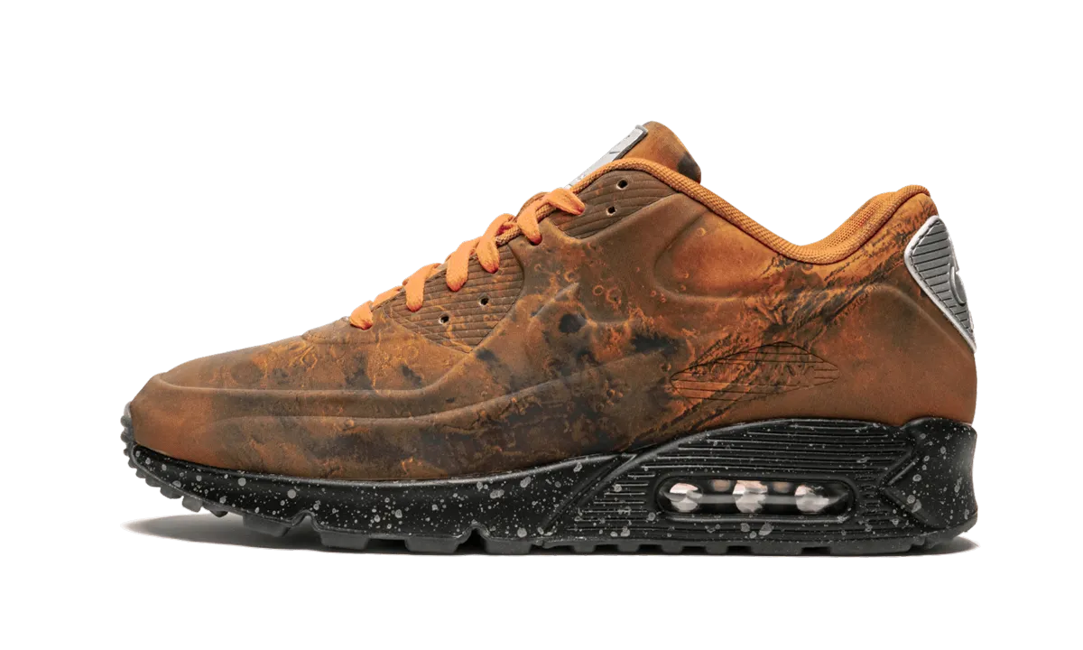 no - carbon - fiber - plate shoes running in a steel bridge area shoes Air Max 90 QS "Mars Landing"