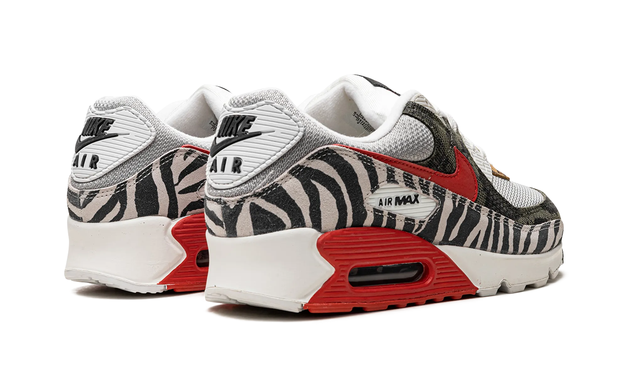 running during sunset Custom Air Max 90 "Animal Instinct"