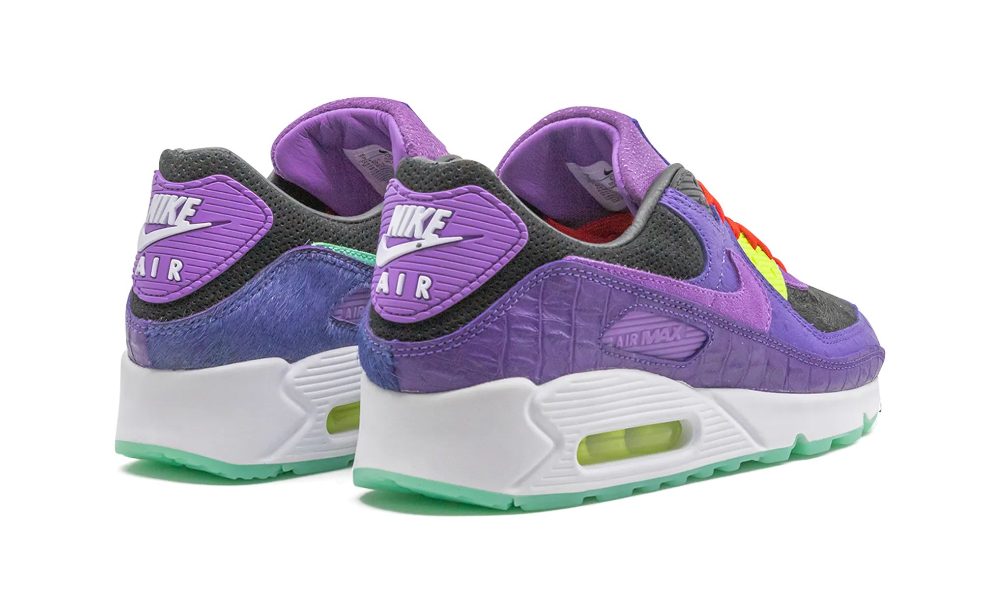 Air Max 90 "Animal Pack - Violet Blend" patch - decorated running option
