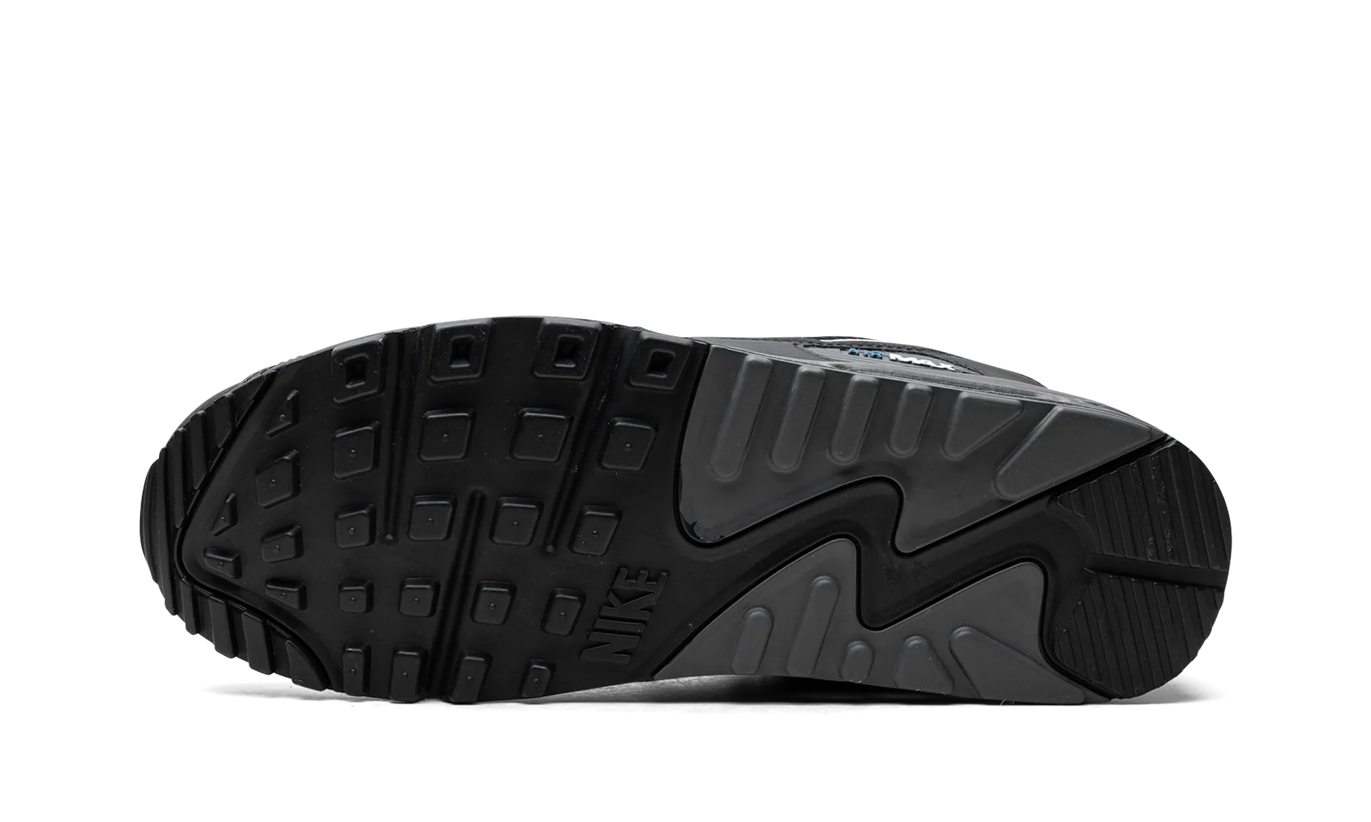 Anti - fatigue men's sports footwear Air Max 90 "Black Marina"