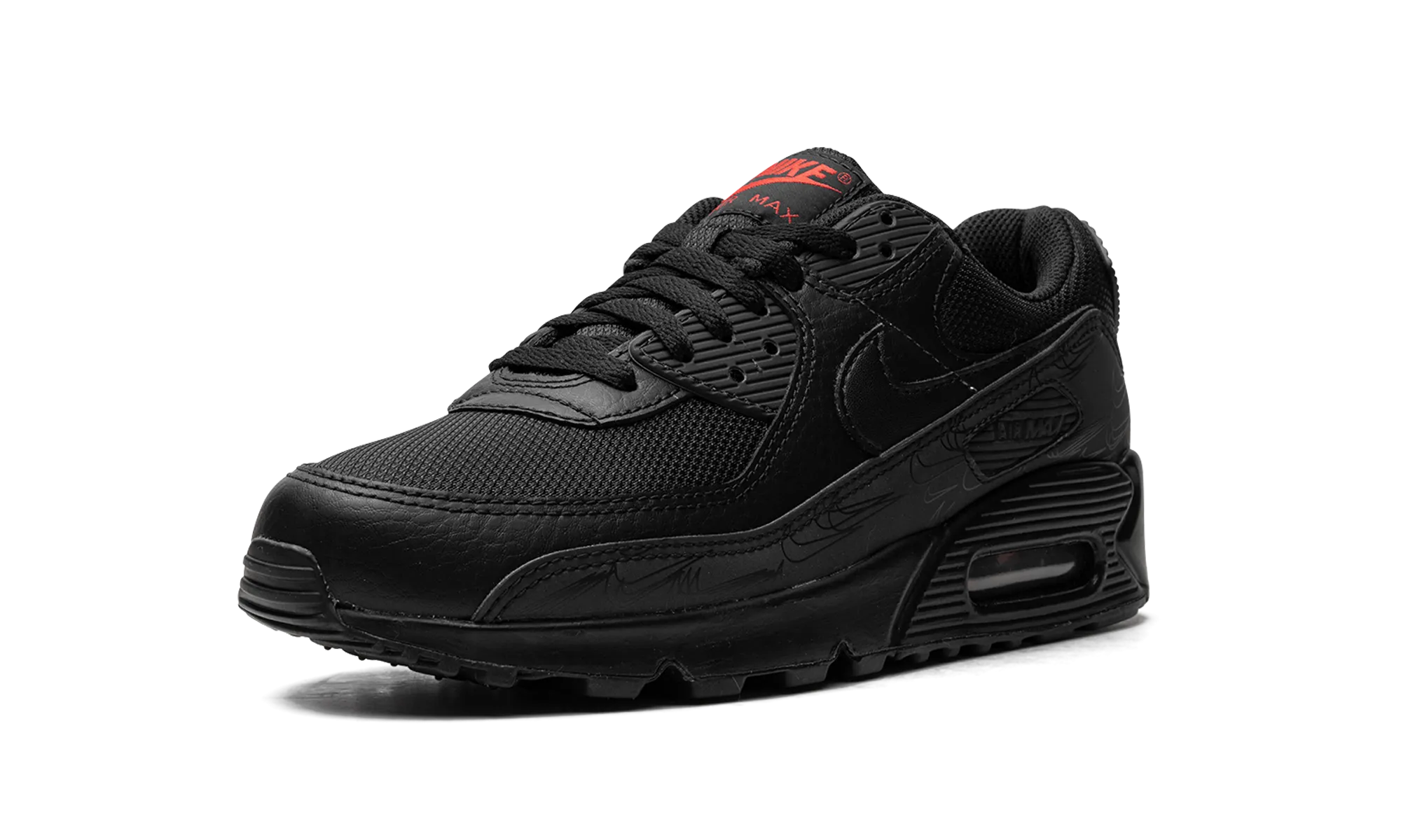 pool shoes rainy - day - runner Air Max 90 "Black Reflective"