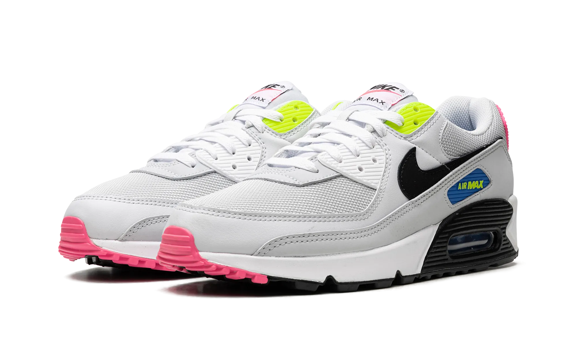 mesh upper shoes Air Max 90 "Grey / Neon"