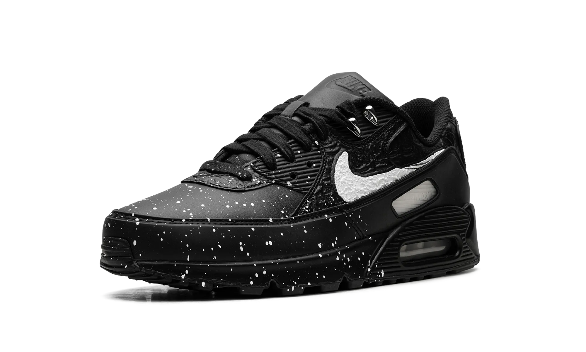 Air Max 90 "Slawn - Black Speckle" elastic closure shoes ice hockey shoes