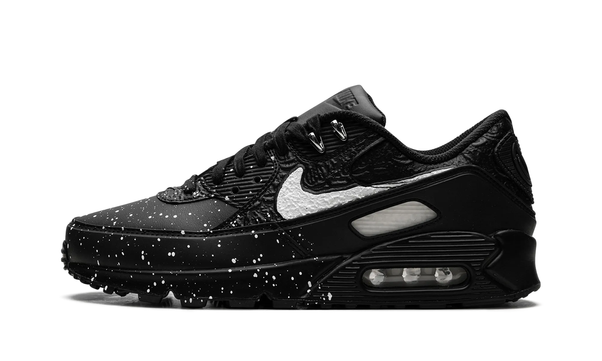 youth athletic footwear Air Max 90 "Slawn - Black Speckle"