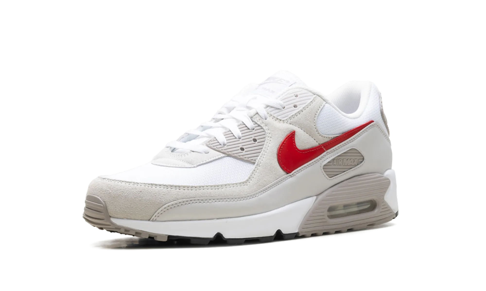 Air Max 90 "White College Grey Vast Grey University Red" minimalist - design - elegance shoes