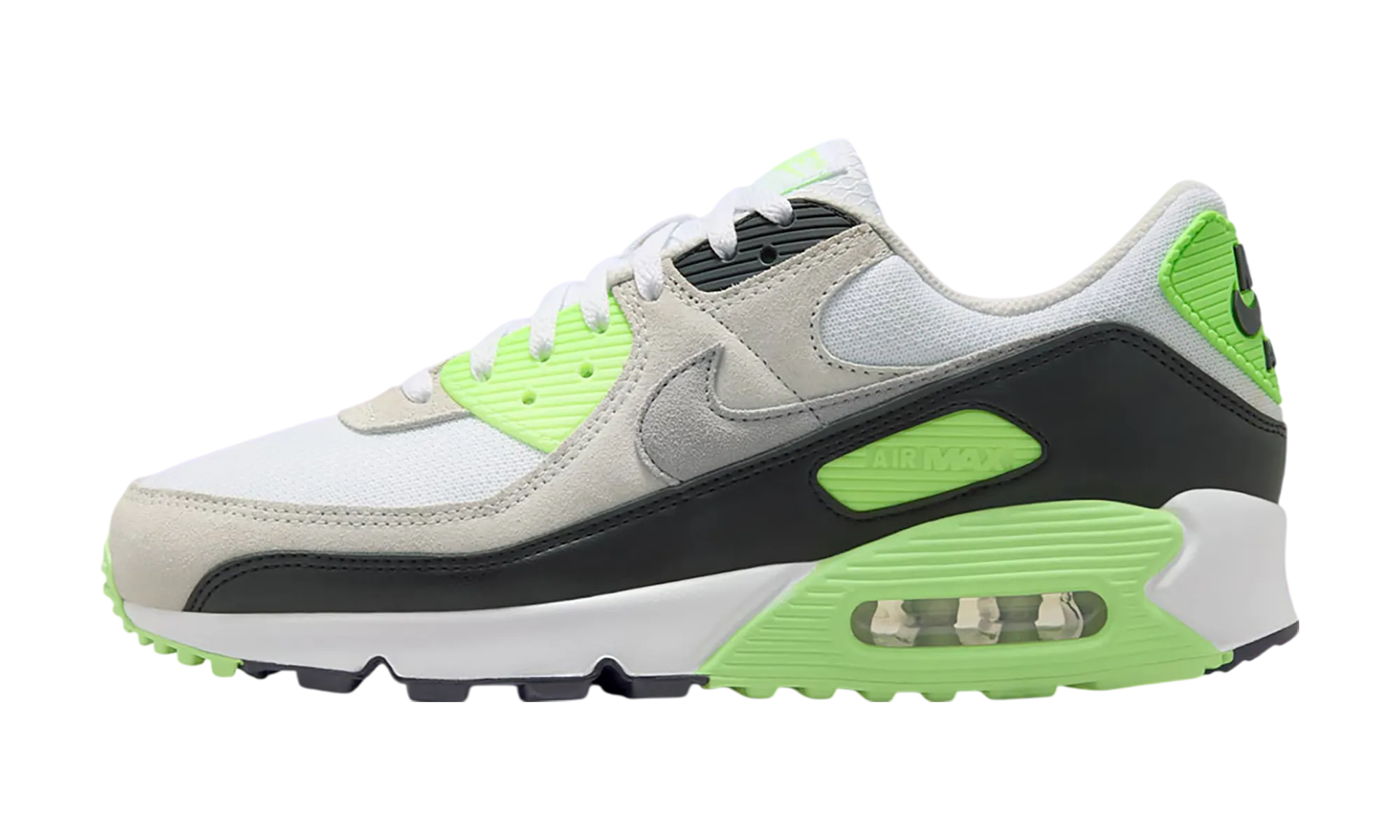 Air Max 90 "White Light Bone Neutral Olive Cave Stone" comfort - focused shoes safety shoes