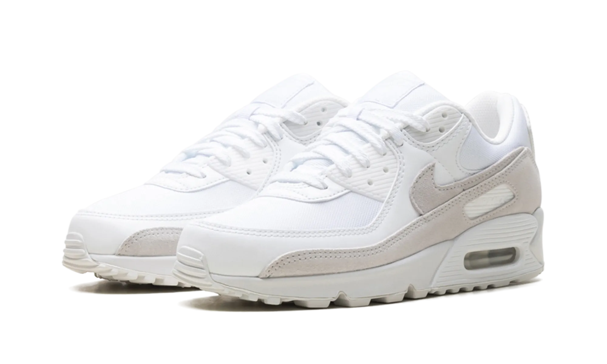 Air Max 90 "White/Photon Dust/Summit White/Platinum Tint" amateur runners' shoes